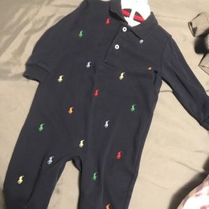 Baby boy polo onesie